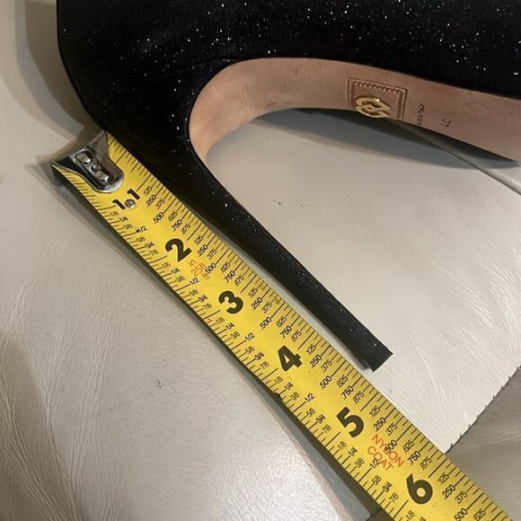 DSQUARED2 GLITTER HEEL BLACK PUMPS SIZE 40 - Picture 8 of 12